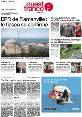 Ouest-France édition France N°20191029 du 29 octobre 2019 à télécharger sur iPad