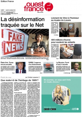 Ouest-France édition France N°20191024 du 24 octobre 2019 à télécharger sur iPad
