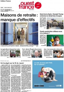 Ouest-France édition France N°20191008 du 08 octobre 2019 à télécharger sur iPad