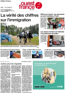 Ouest-France édition France N°20191007 du 07 octobre 2019 à télécharger sur iPad