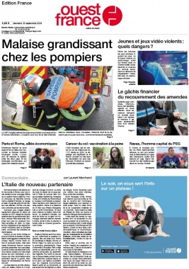 Ouest-France édition France N°20190918 du 18 septembre 2019 à télécharger sur iPad