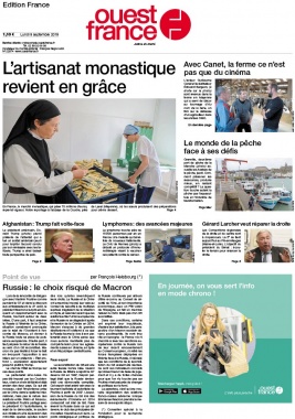 Ouest-France édition France N°20190909 du 09 septembre 2019 à télécharger sur iPad