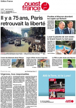Ouest-France édition France N°20190820 du 20 août 2019 à télécharger sur iPad
