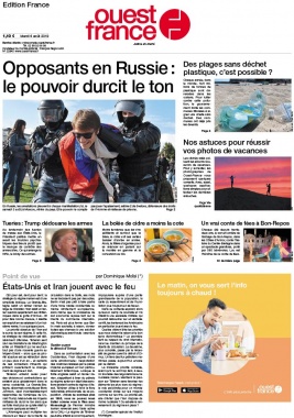 Ouest-France édition France N°20190806 du 06 août 2019 à télécharger sur iPad