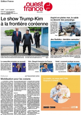 Ouest-France édition France N°20190702 du 02 juillet 2019 à télécharger sur iPad