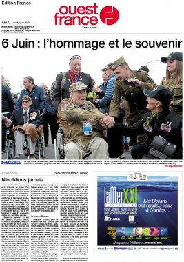 Ouest-France édition France N°20190606 du 06 juin 2019 à télécharger sur iPad
