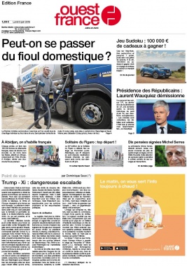 Ouest-France édition France N°20190604 du 04 juin 2019 à télécharger sur iPad