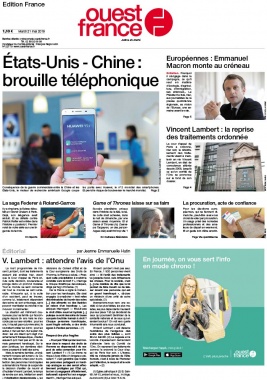 Ouest-France édition France N°20190521 du 21 mai 2019 à télécharger sur iPad
