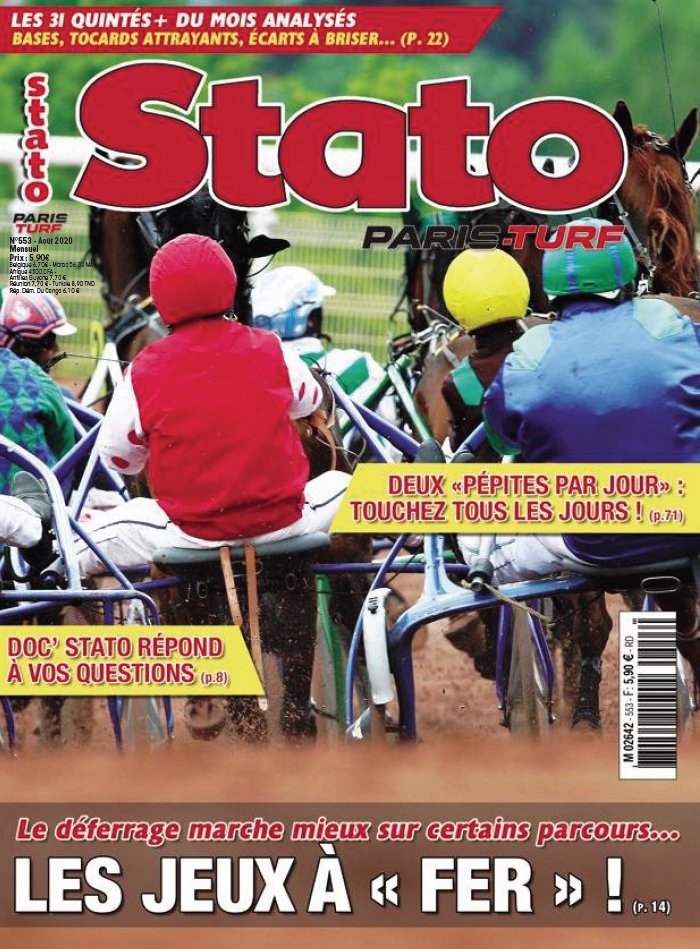 Stato Turf Magazine 23 juillet 2020 Abonnement Stato Turf Magazine 6 ou 12 mois Pas Cher