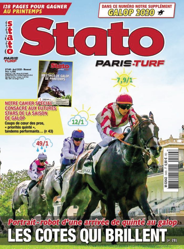 Stato Turf Magazine 23 mars 2020 Abonnement Stato Turf Magazine 6 ou 12 mois Pas Cher