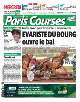 Paris Courses N°20211102 du 02 novembre 2021 à télécharger sur iPad