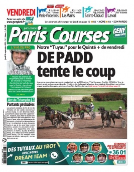Paris Courses N°20210930 du 30 septembre 2021 à télécharger sur iPad