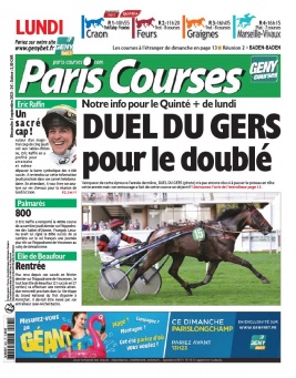 Paris Courses N°20210905 du 05 septembre 2021 à télécharger sur iPad