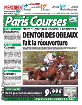 Paris Courses N°20210831 du 31 août 2021 à télécharger sur iPad