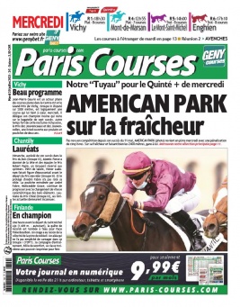 Paris Courses N°20210720 du 20 juillet 2021 à télécharger sur iPad