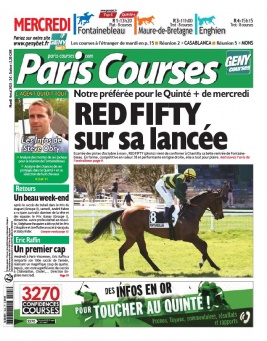 Paris Courses N°20210504 du 04 mai 2021 à télécharger sur iPad