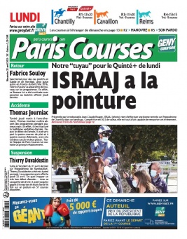 Paris Courses N°20210425 du 25 avril 2021 à télécharger sur iPad
