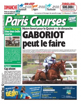 Paris Courses N°20210306 du 06 mars 2021 à télécharger sur iPad