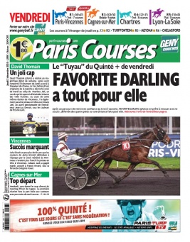 Paris Courses N°20201203 du 03 décembre 2020 à télécharger sur iPad