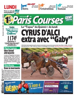 Paris Courses N°20201004 du 04 octobre 2020 à télécharger sur iPad