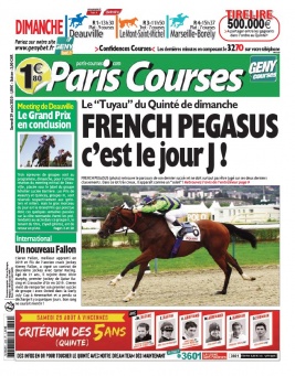 Paris Courses N°20200829 du 29 août 2020 à télécharger sur iPad