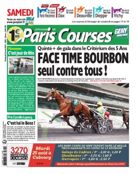 Paris Courses N°20200828 du 28 août 2020 à télécharger sur iPad
