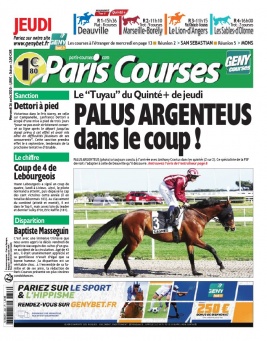 Paris Courses N°20200826 du 26 août 2020 à télécharger sur iPad