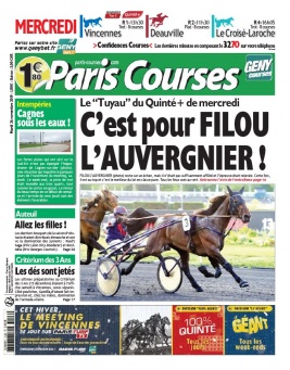 Paris Courses N°20191126 du 26 novembre 2019 à télécharger sur iPad