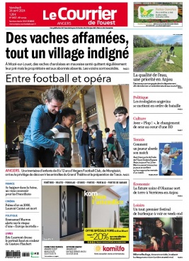 Lisez Le Courrier de L'Ouest - Angers du 26 avril 2024 sur ePresse.fr