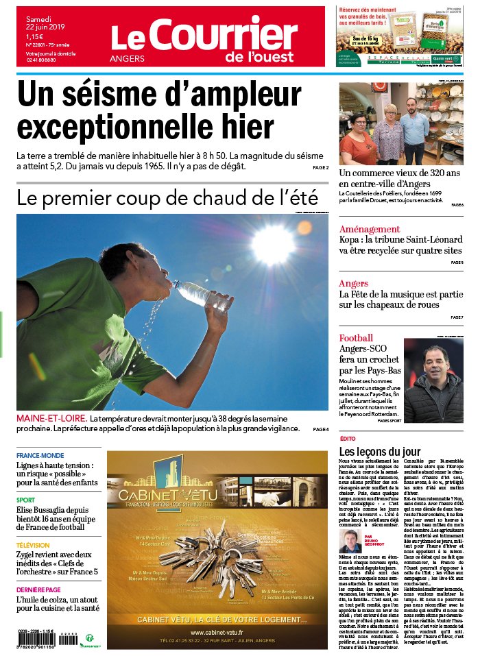 Courrier De L Ouest Saumur Fait Divers