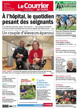 Lisez Le Courrier de L'Ouest - Deux-Sèvres du 26 avril 2024 sur ePresse.fr