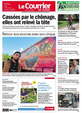 Lisez Le Courrier de L'Ouest - Deux-Sèvres du 19 avril 2024 sur ePresse.fr