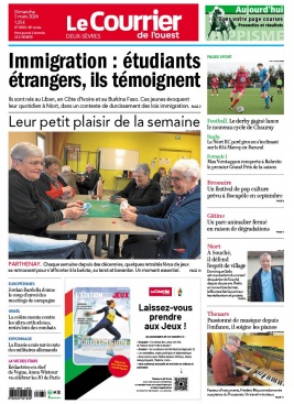 Le Courrier De L'Ouest N°20240303 Du 03 Mars 2024 à Télécharger Sur IPad