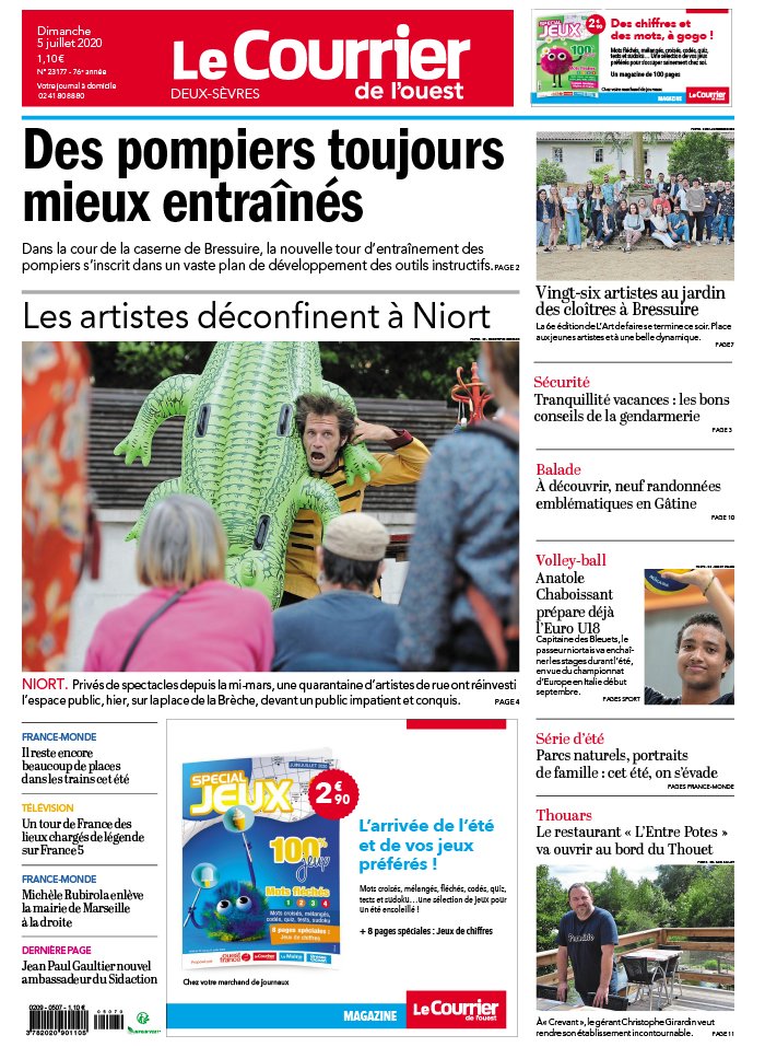 Courrier ouest abonnement