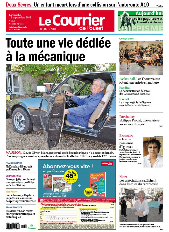 Courrier De L Ouest Saumur Fait Divers