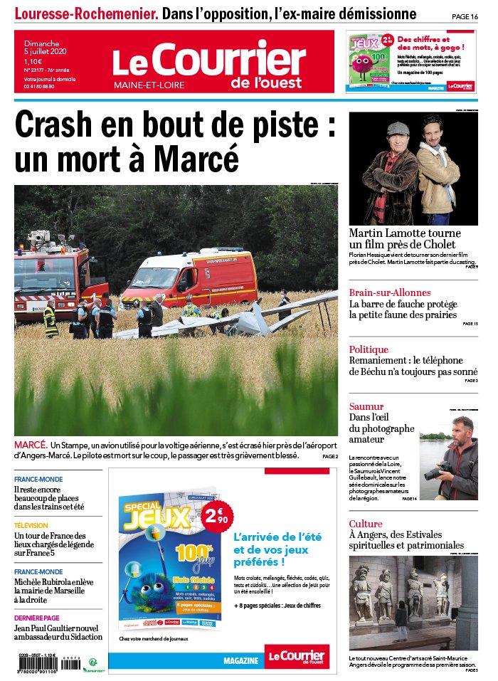 Courrier De L Ouest Saumur Fait Divers