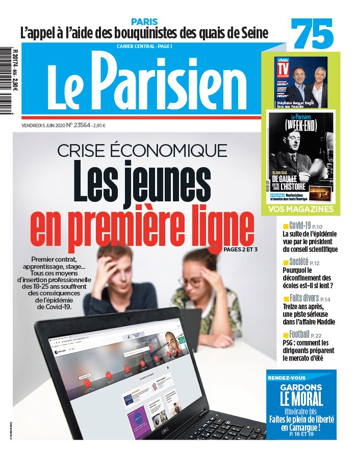 Le Parisien 05 juin 2020 Abonnement Le Parisien Pas Cher avec le BOUQUET INFO ePresse.fr