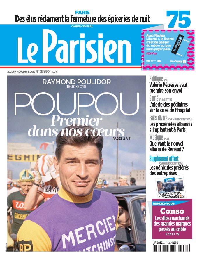 Le Parisien 14 novembre 2019 Abonnement Le Parisien Pas Cher avec le BOUQUET INFO ePresse.fr
