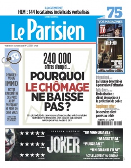 Le Parisien N°20191011 du 11 octobre 2019 à télécharger sur iPad