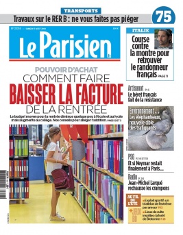 Le Parisien N°20190817 du 17 août 2019 à télécharger sur iPad