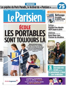 Le Parisien N°20180917 du 17 septembre 2018 à télécharger sur iPad
