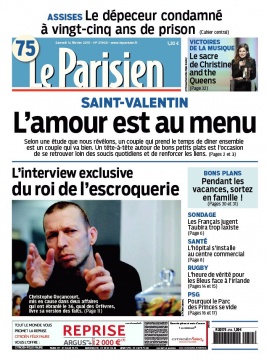 Le Parisien N°21908 du 14 février 2015 à télécharger sur iPad