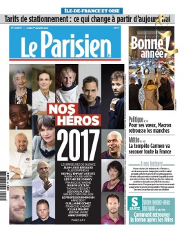 Le Parisien N°20180101 du 01 janvier 2018 à télécharger sur iPad