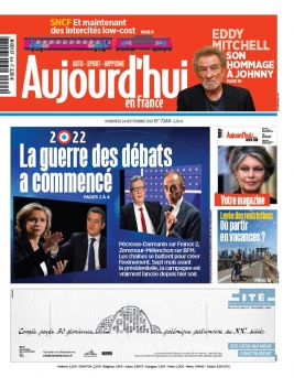 Aujourd'hui en France 24 septembre 2021 Abonnement Aujourd’hui en France ePresse.fr