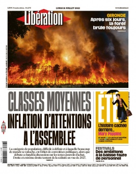 Libération N°12775 du 18 juillet 2022 à télécharger sur iPad