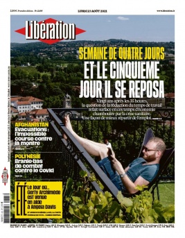 Libération N°12498 du 23 août 2021 à télécharger sur iPad