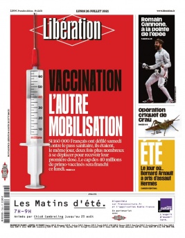 Libération N°12474 du 26 juillet 2021 à télécharger sur iPad