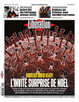 Libération N°12296 du 22 décembre 2020 à télécharger sur iPad