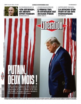Libération N°12265 du 16 novembre 2020 à télécharger sur iPad