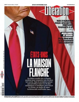 Libération N°12257 du 05 novembre 2020 à télécharger sur iPad
